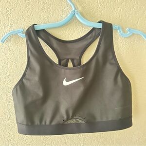 Nike Black Sports Bra Adjustable